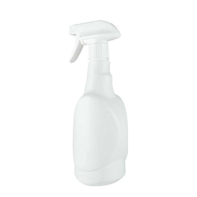Factory 500ml Alcohol Spray Bottle White HDPE Kitchen Cleaning Trigger Sprayer Bottle
