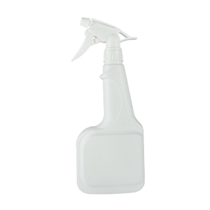 500ml HDPE Empty Plastic White Trigger Spray Bottle For Kitchen Household Cleaning