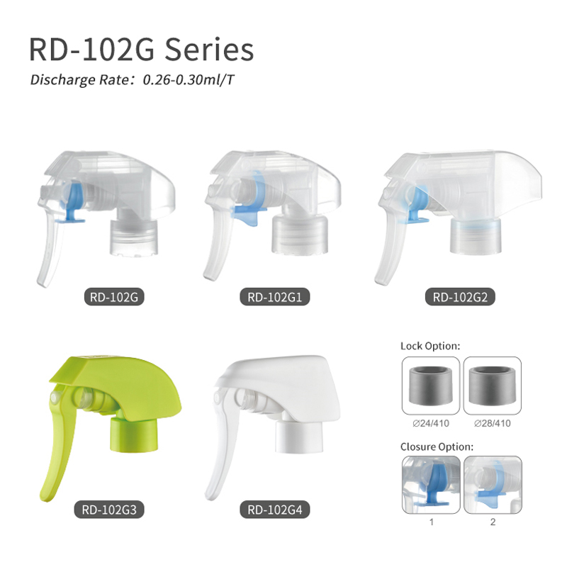300ml Plastic Water Trigger Sprayer PE Bottle