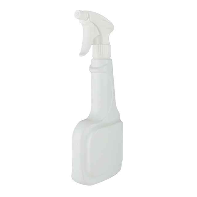 500ml HDPE Empty Plastic White Trigger Spray Bottle For Kitchen Household Cleaning