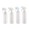 Custom 500ml 17oz PE White Home Pet Cleaning Empty Spray Bottle Plastic Garden Fine Mist Sprayer