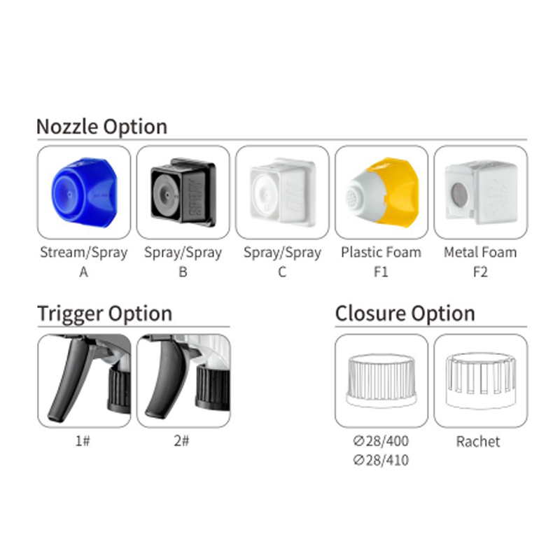 28mm plastic PP trigger sprayer