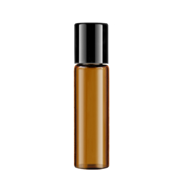 5ml Mini Amber Glass Essence Oil Roller Bottle Perfume Eye Cream Cosmetic Roll On Bottle