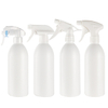 500ml Empty White Plastic PE Trigger Sprayer Bottle For Cleaner Spray